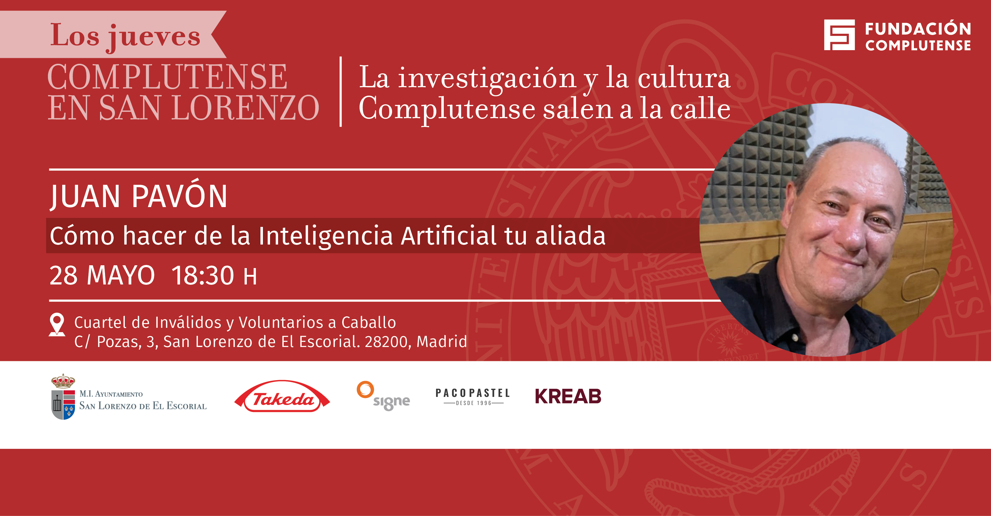 Nuevo Jueves Complutense en San Lorenzo de El Escorial: “Cómo hacer de la Inteligencia Artificial tu aliada”